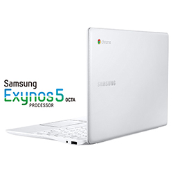Samsung Chromebook 2 11.6" Back Open White View