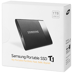 Samsung Portable SSD T1 1TB Box View