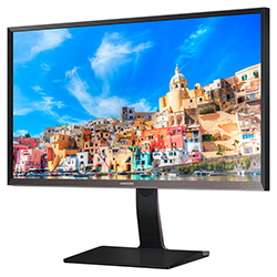 Samsung S27D850T - Samsung WQHD 27" LED Monitor Right Perspective View